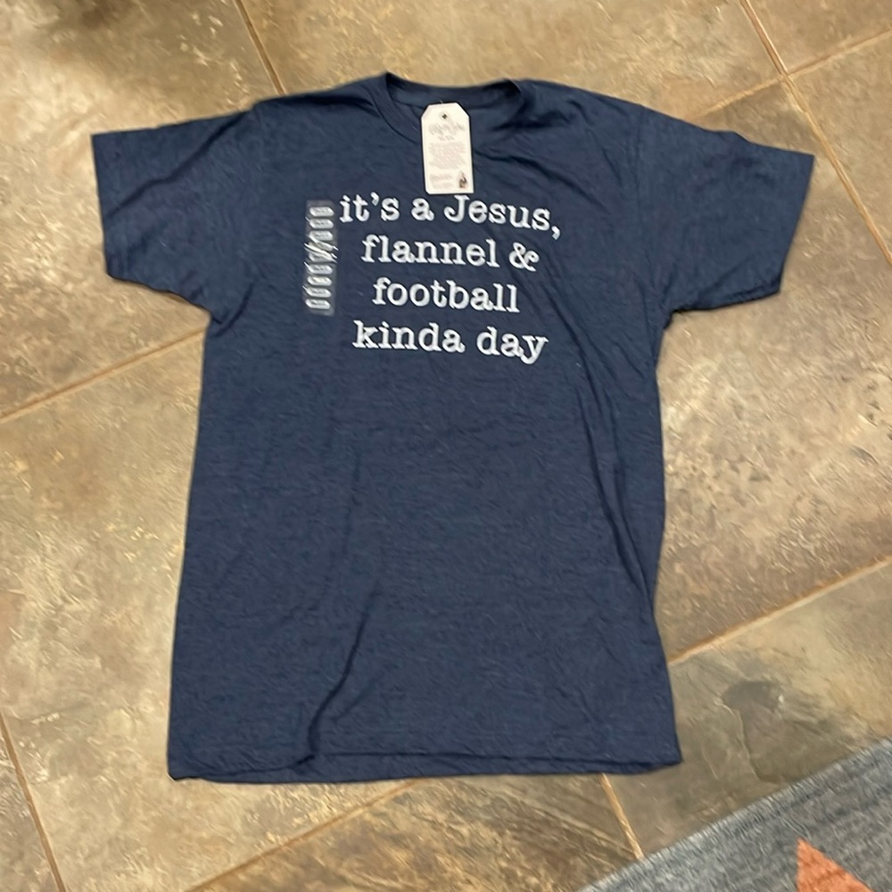 NWT Flannel & Jesus Tee